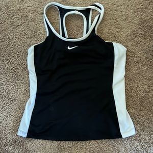 Nike workout take with built in bra